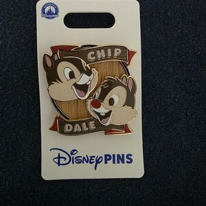 Disney Chip and Dale Pin - Brown and Red